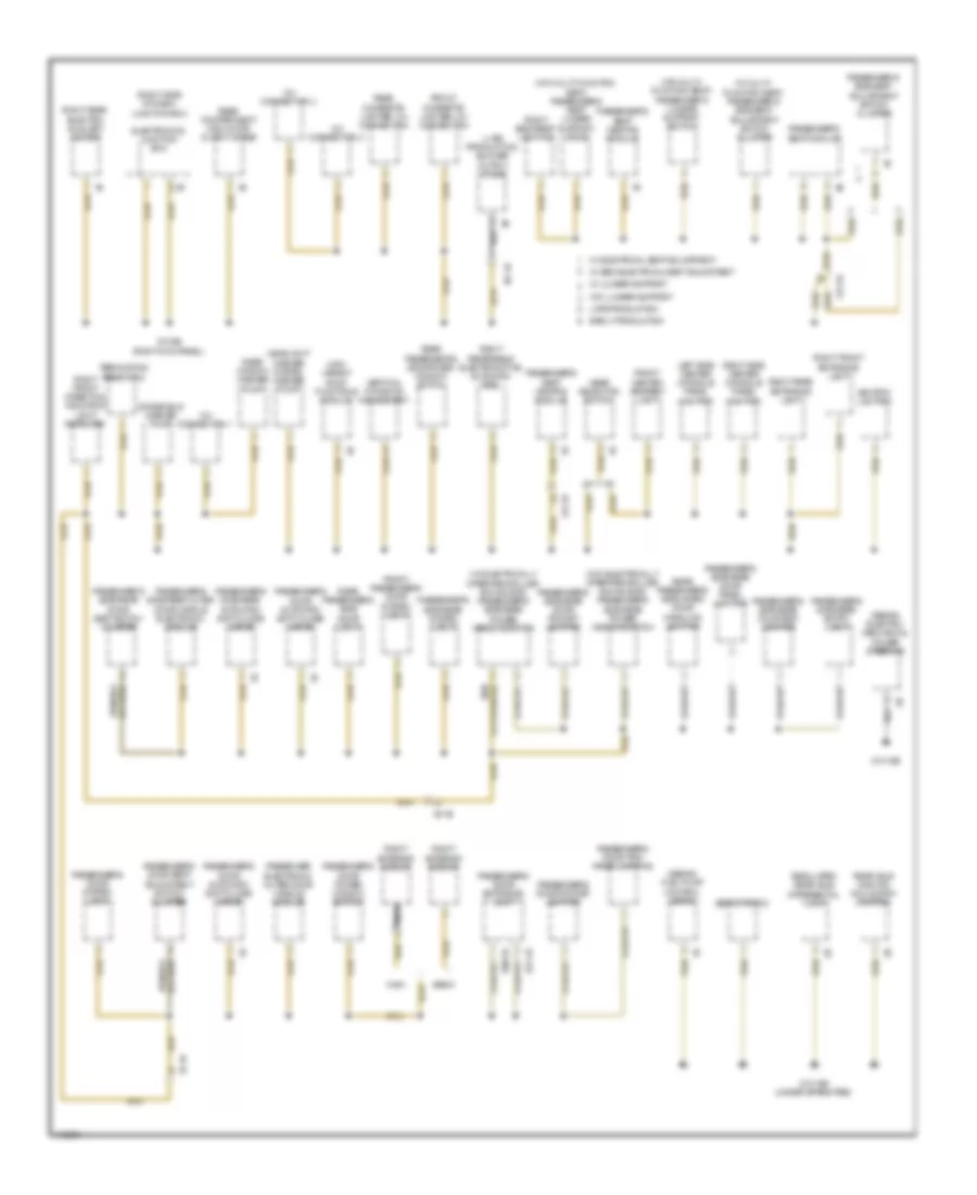 Ground Distribution Wiring Diagram 2 of 6 for BMW 528i 2013