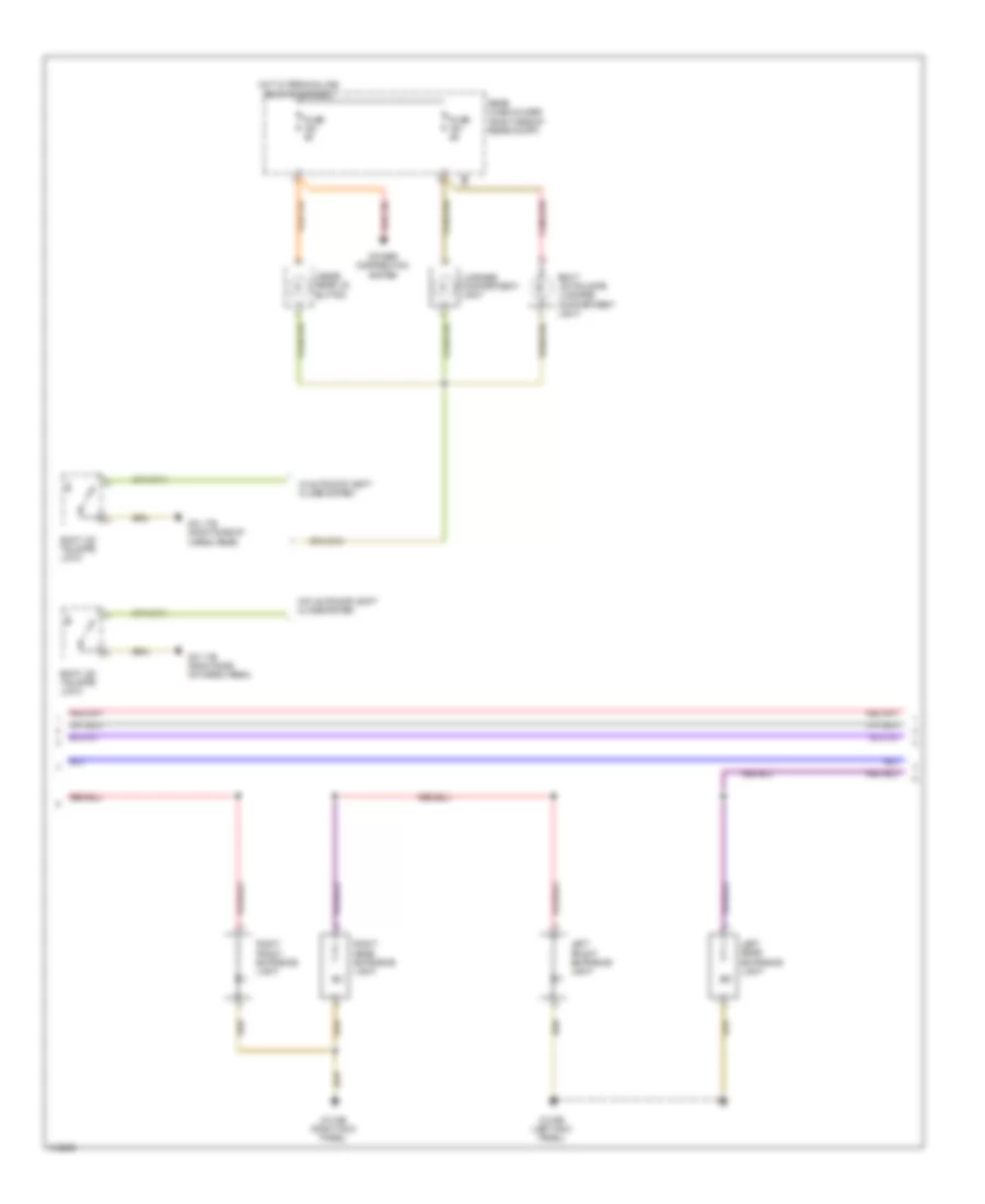 Courtesy Lamps Wiring Diagram (2 of 3) for BMW 528i 2013