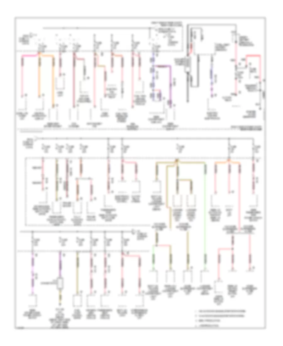 Power Distribution Wiring Diagram (5 of 6) for BMW 528i 2013