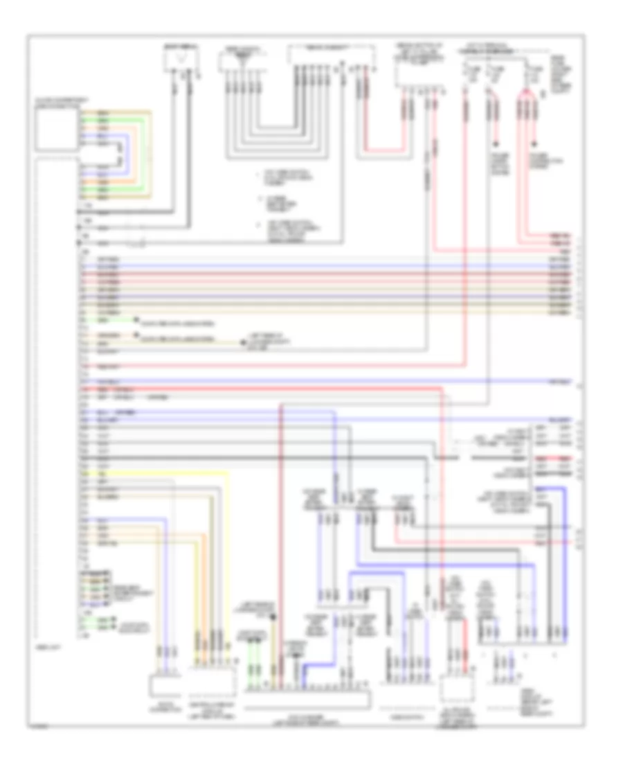 Base Radio Wiring Diagram, High (1 of 2) for BMW 528i 2013
