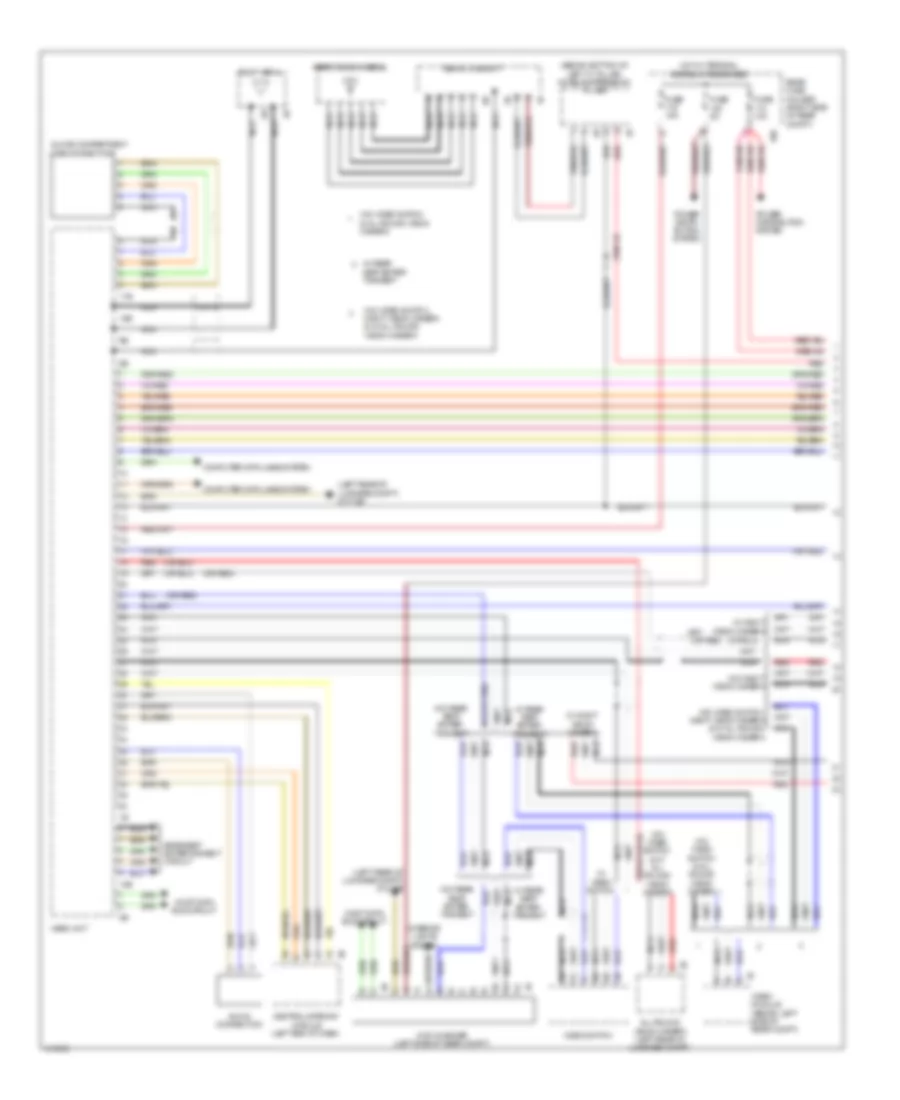Hifi Radio Wiring Diagram, High (1 of 2) for BMW 528i 2013
