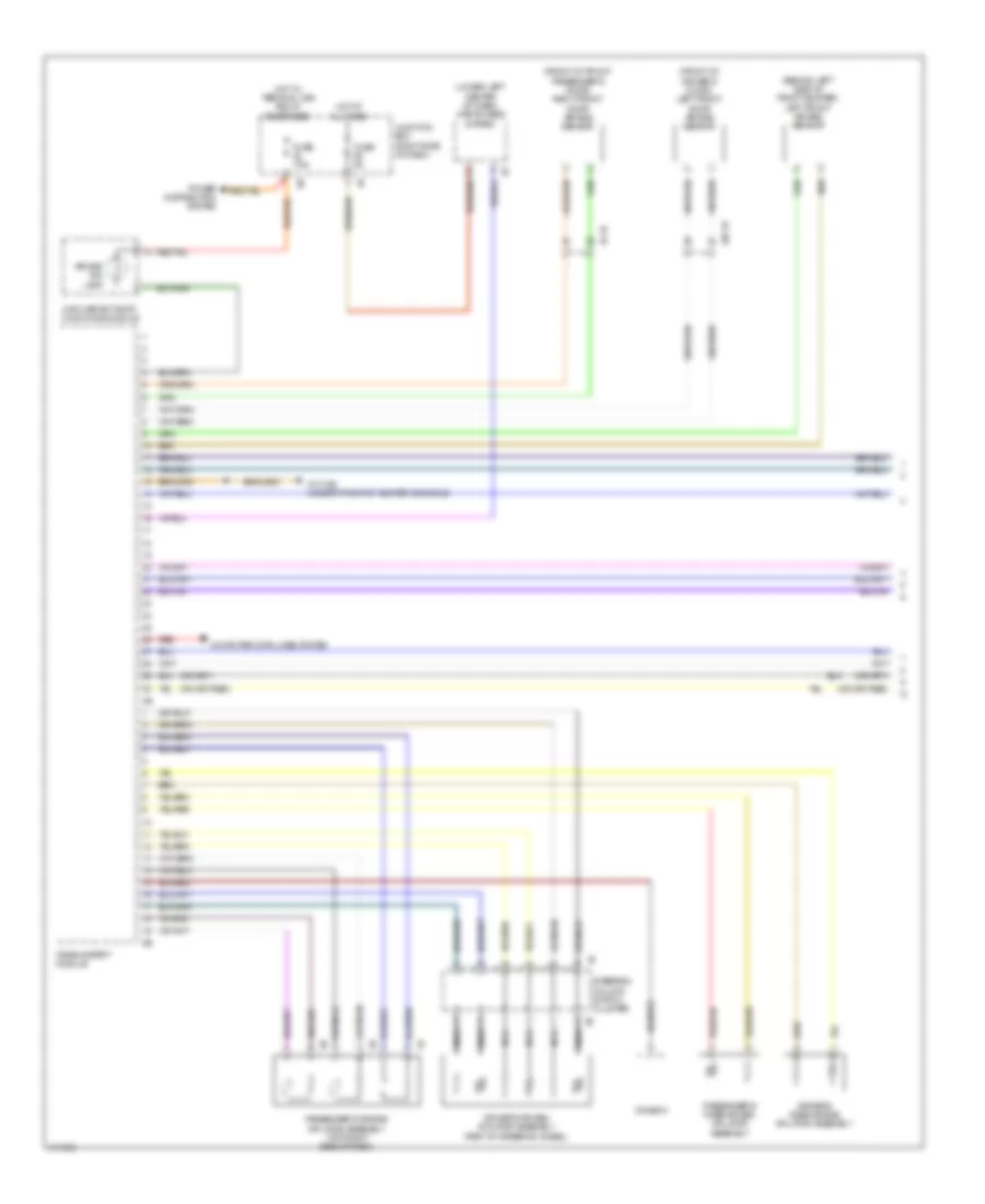 Supplemental Restraints Wiring Diagram 1 of 3 for BMW 528i 2013