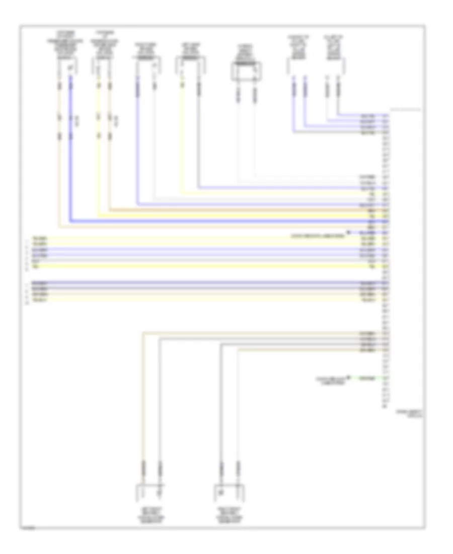 Supplemental Restraints Wiring Diagram 3 of 3 for BMW 528i 2013