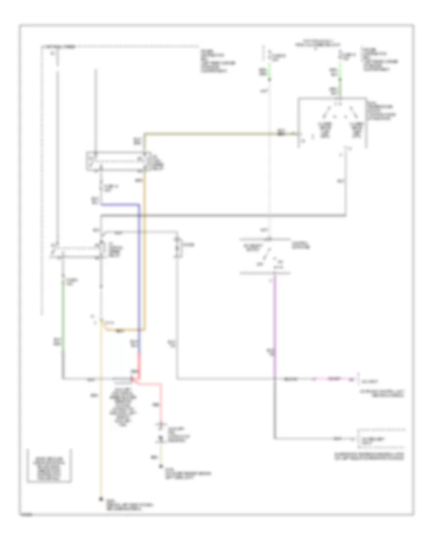 Auxiliary Cooling Fan Wiring Diagram for BMW 318i 1991