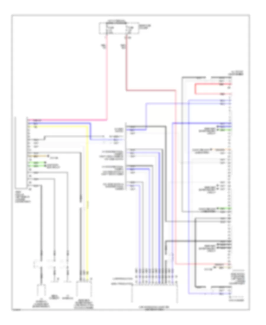 Video System Wiring Diagram for BMW 750Li 2009