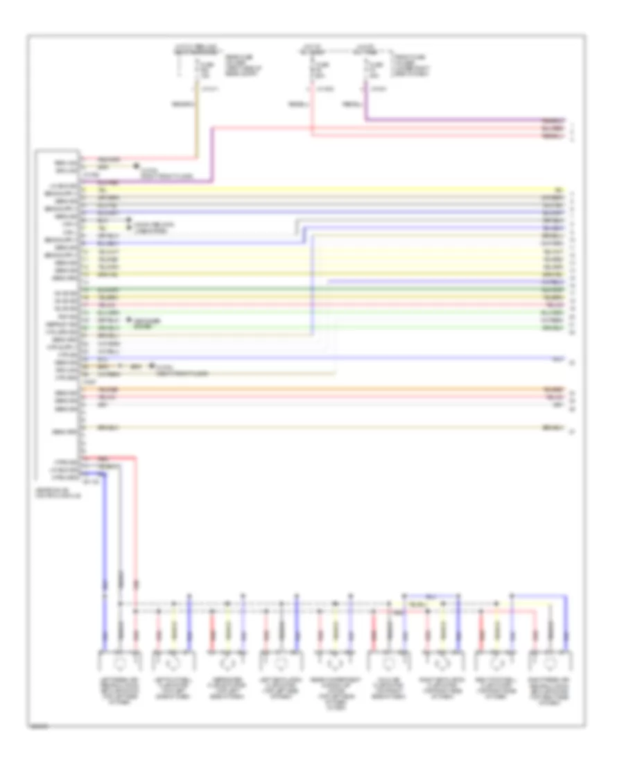 Air Conditioning Dual A C Wiring Diagram 1 of 3 for BMW 650i 2006