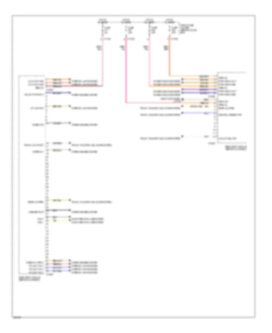 Body Control Modules Wiring Diagram for BMW 650i 2006