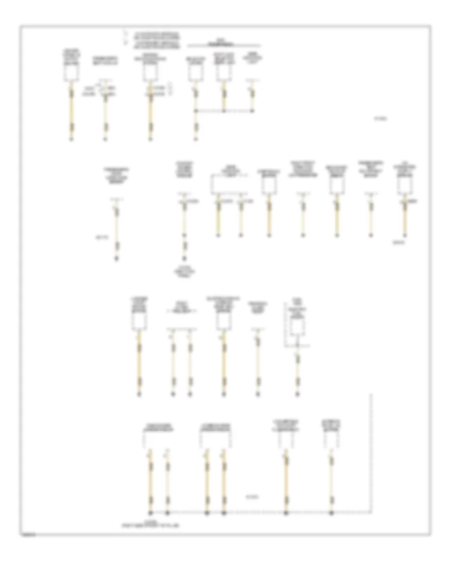 Ground Distribution Wiring Diagram (2 of 7) for BMW 650i 2006