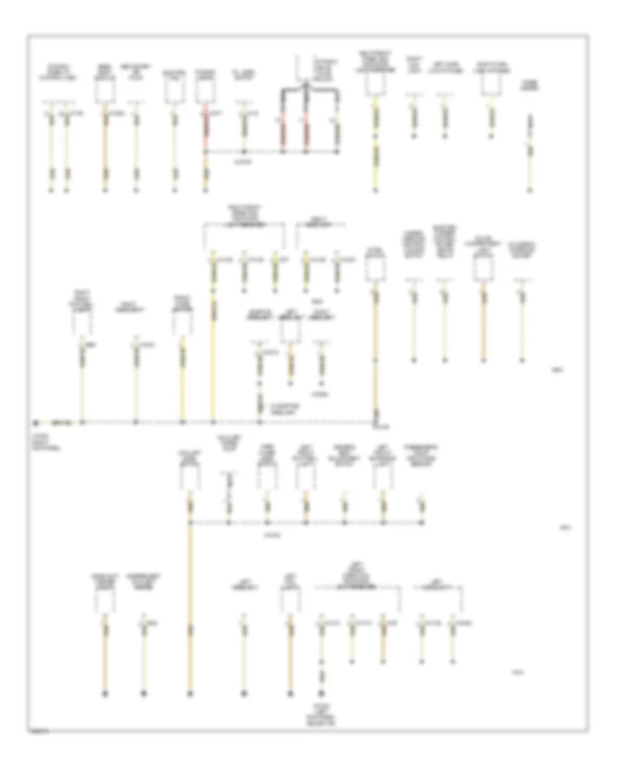 Ground Distribution Wiring Diagram (3 of 7) for BMW 650i 2006