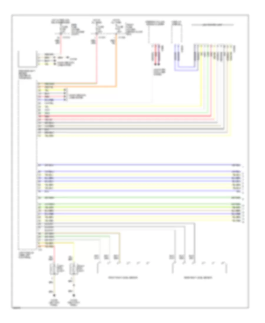 Headlamps Wiring Diagram 1 of 2 for BMW 650i 2006