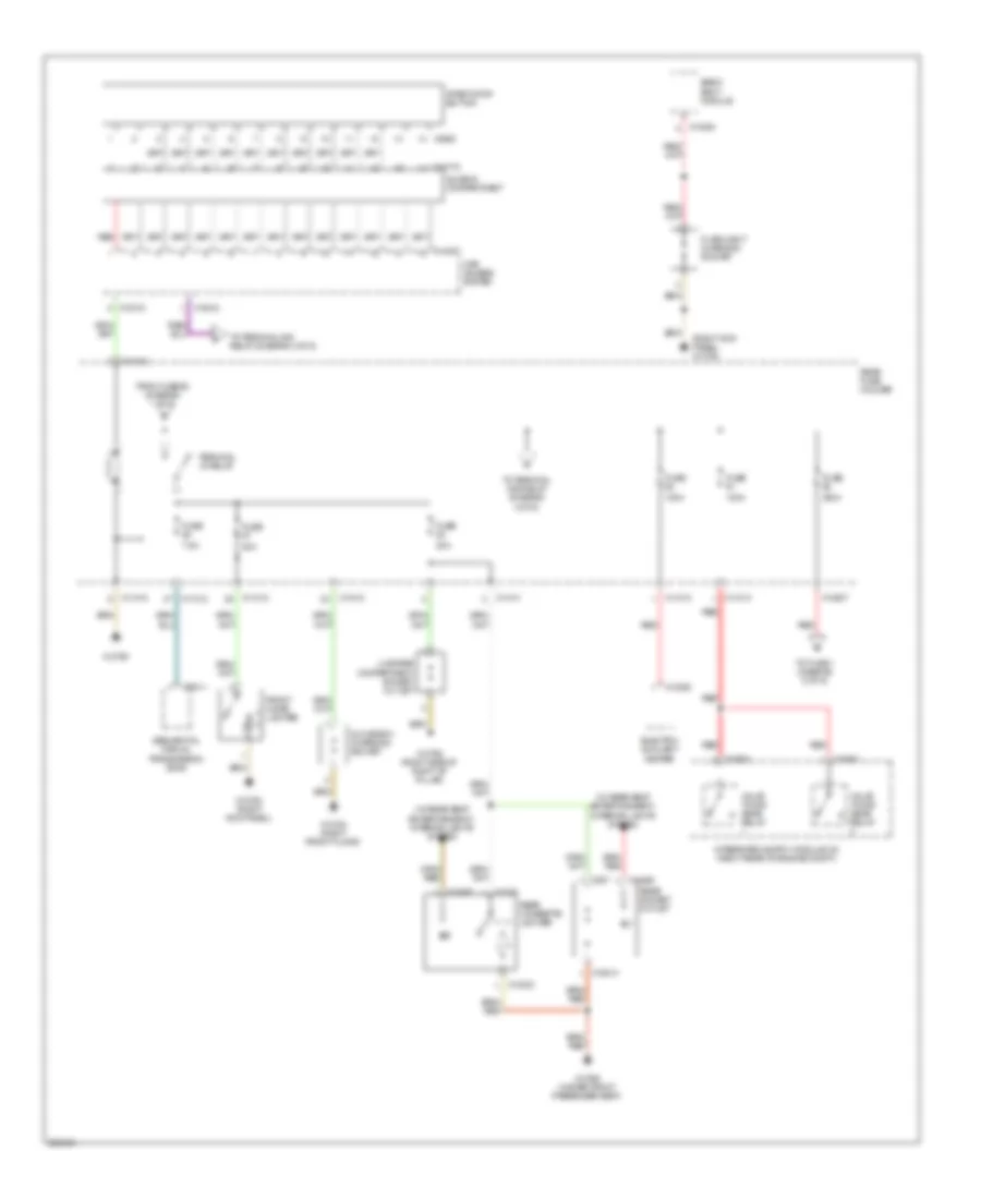 Power Distribution Wiring Diagram 2 of 6 for BMW 650i 2006