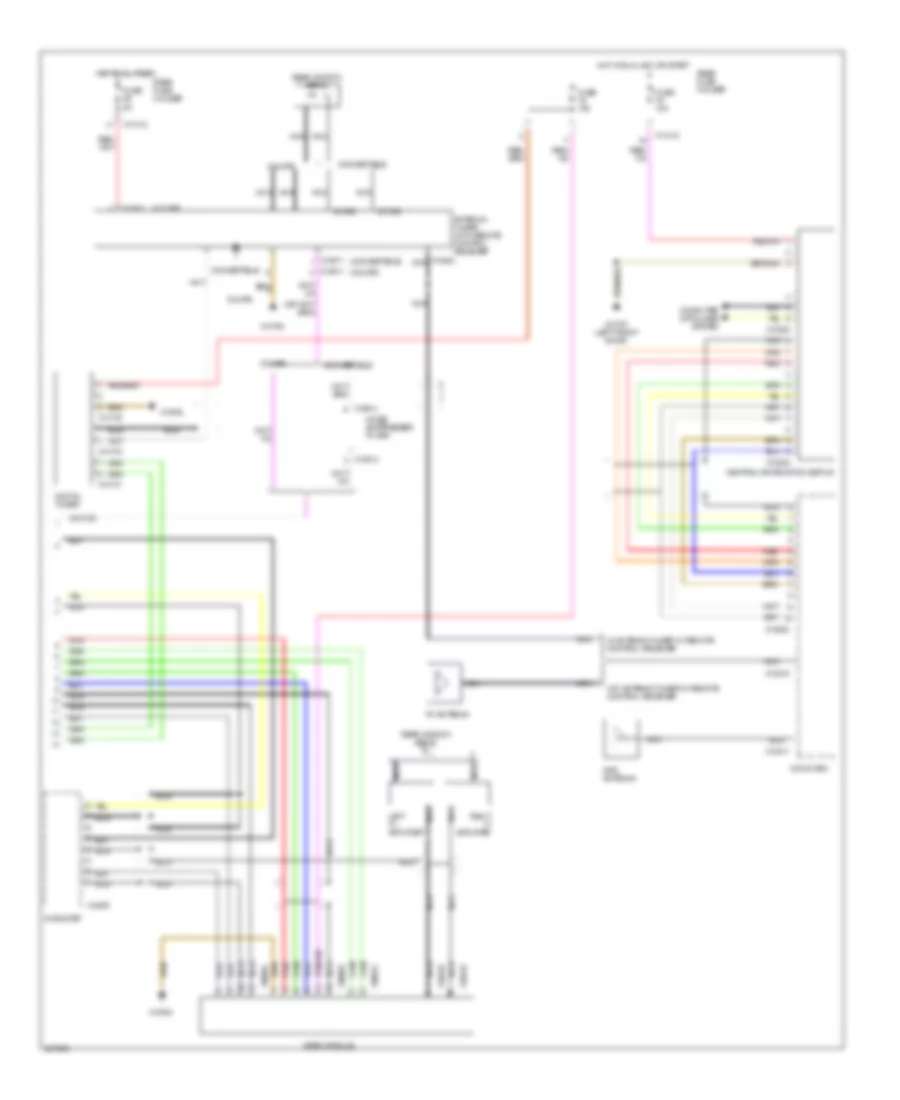 Radio Wiring Diagram, with Stereo Radio (2 of 2) for BMW 650i 2006