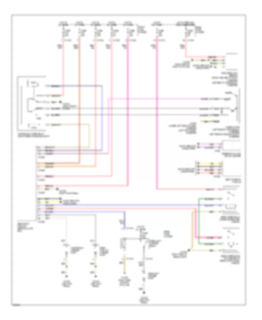 Электросхема стеклоочистителя, дворников и омывателя для BMW 650i 2006