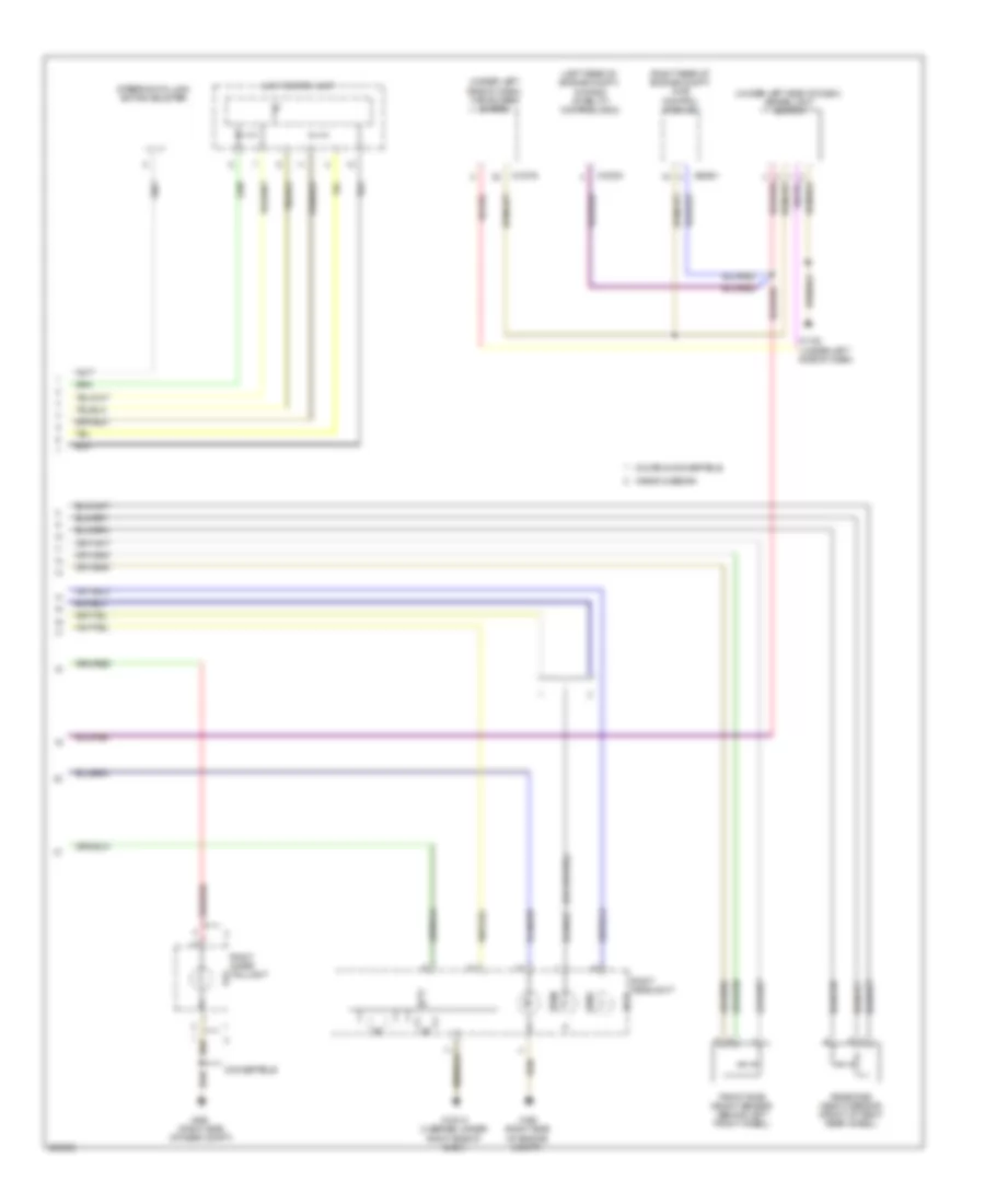 Adaptive Front Lighting Wiring Diagram (2 of 2) for BMW M3 2009
