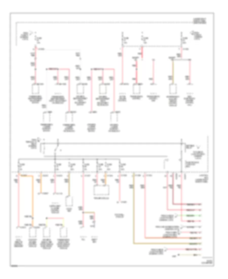 Power Distribution Wiring Diagram 5 of 5 for BMW M3 2009