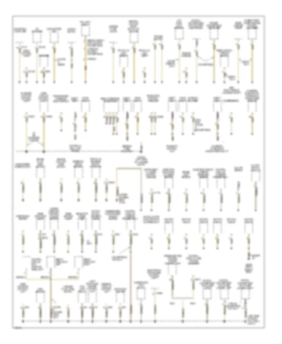 Ground Distribution Wiring Diagram 4 of 4 for BMW 325Ci 2003