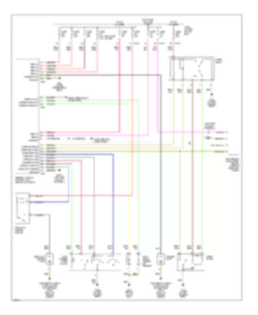 Электросхема стеклоочистителя, дворников и омывателя для BMW 325Ci 2003