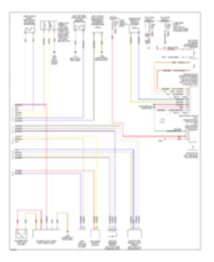 Automatic AC Wiring Diagram, with Basic (2 of 2) for BMW 750i 2006