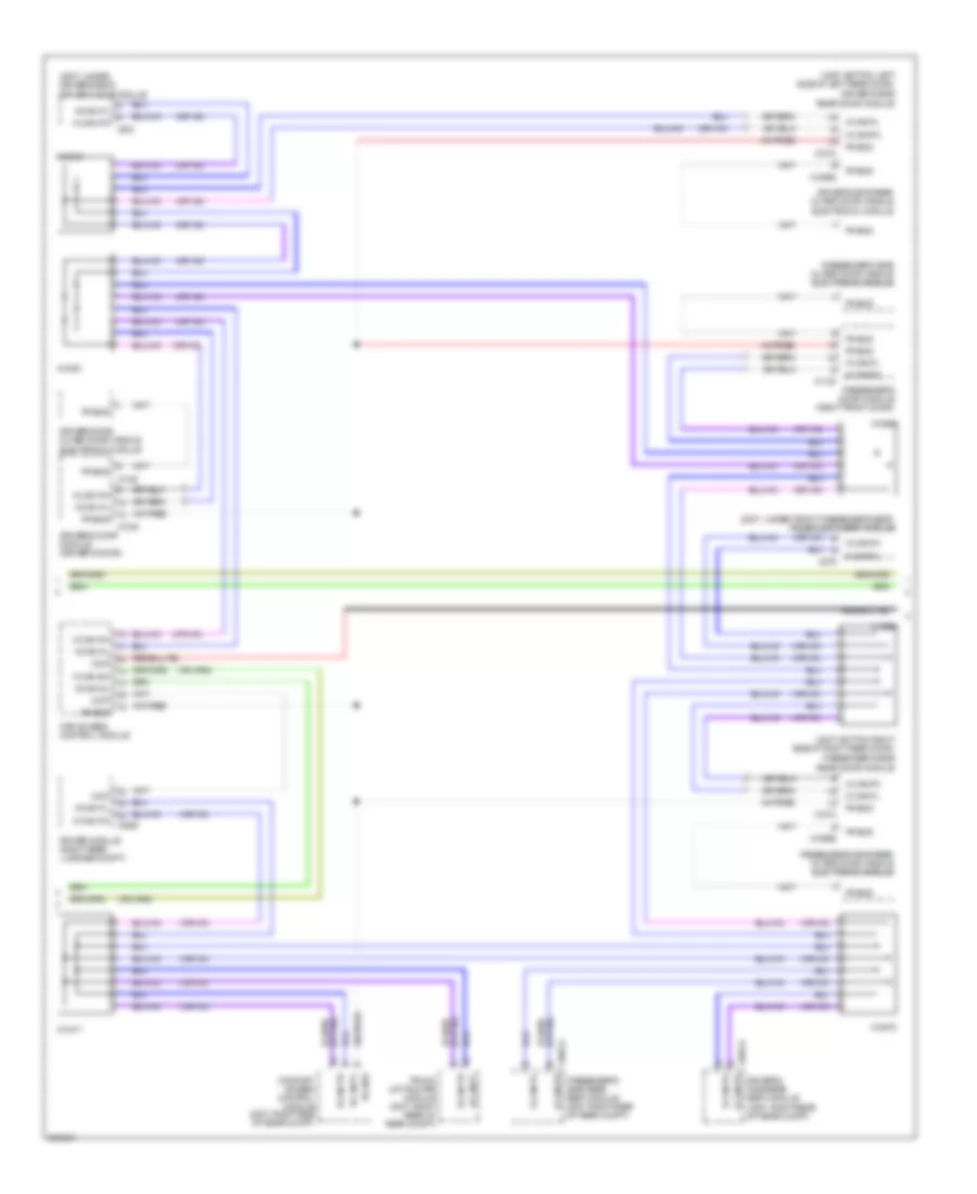 HighLow Bus Wiring Diagram, Late Production (2 of 3) for BMW 750i 2006