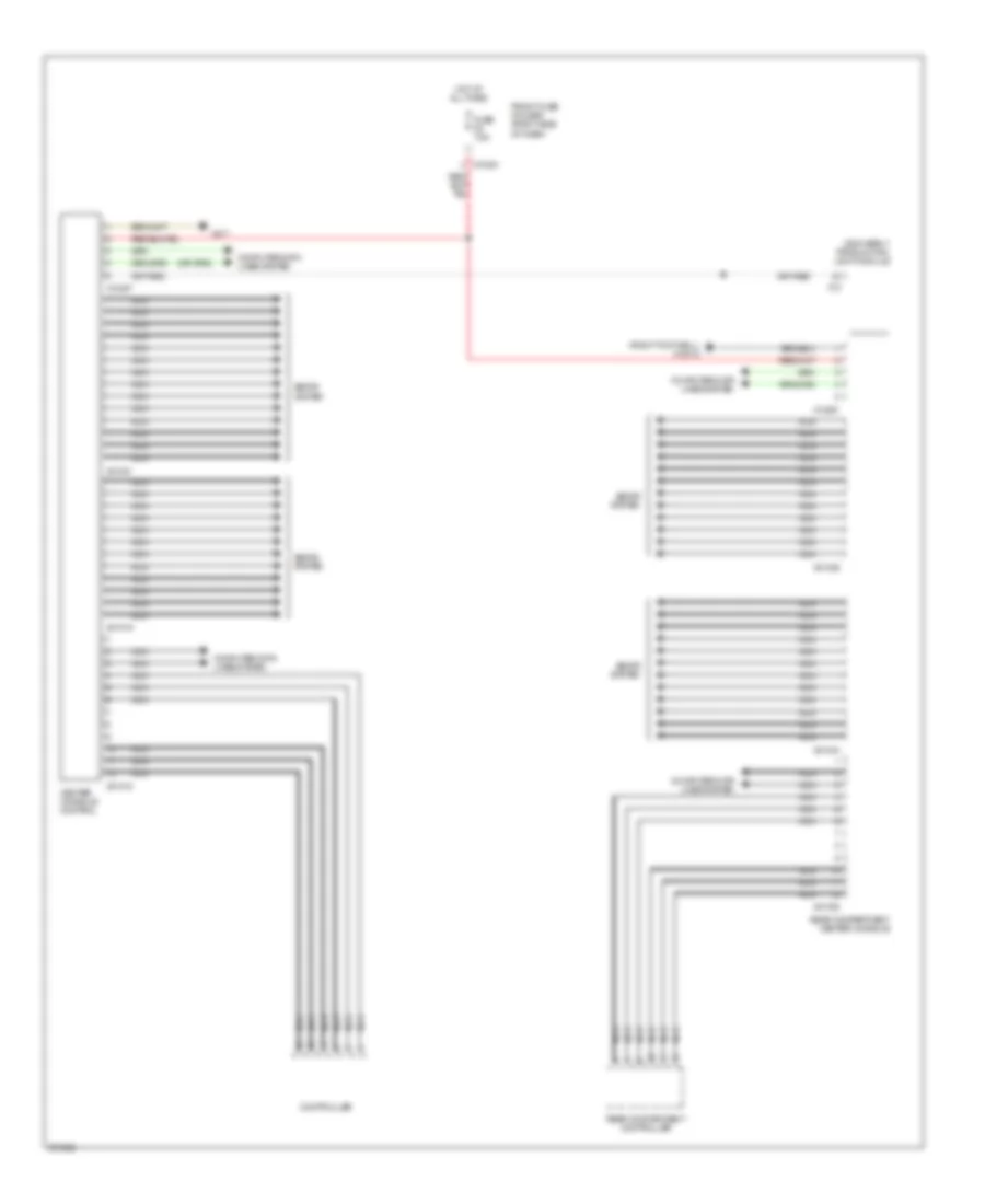 Overhead Console Wiring Diagram for BMW 750i 2006