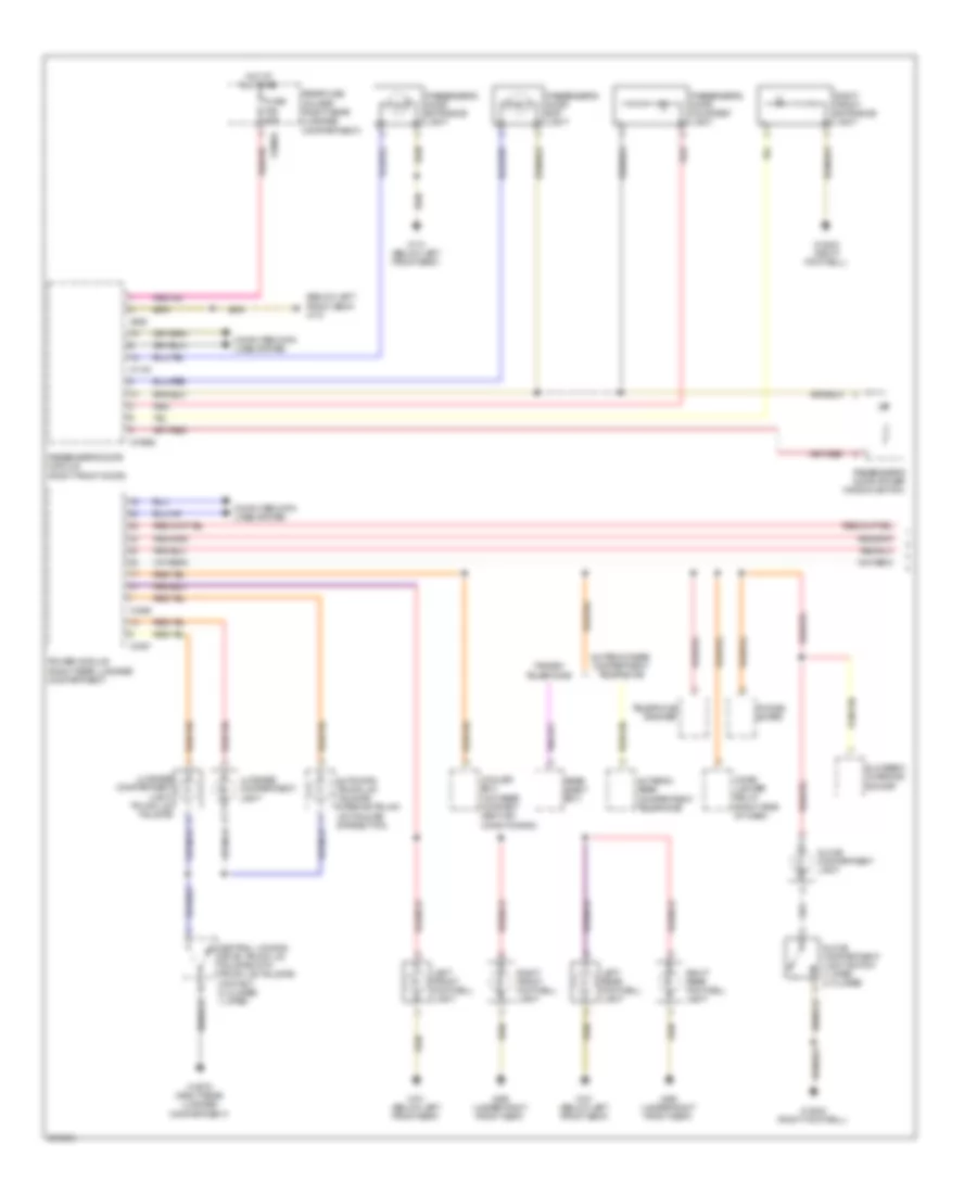Courtesy Lamps Wiring Diagram 1 of 2 for BMW 750i 2006