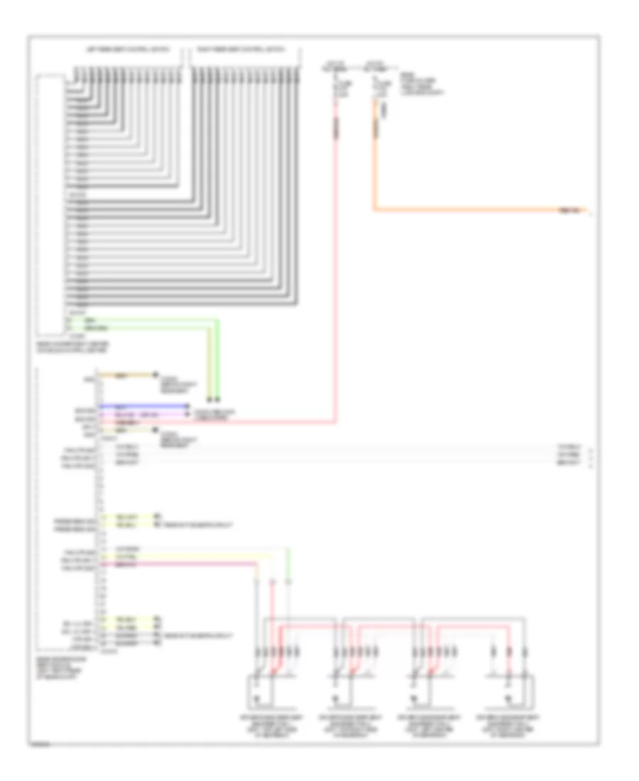 Rear Seat Ventilation Wiring Diagram 1 of 2 for BMW 750i 2006