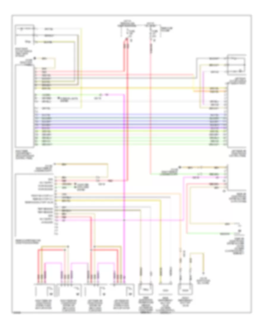 Rear Heater  AC Wiring Diagram for BMW 750i ActiveHybrid 2011