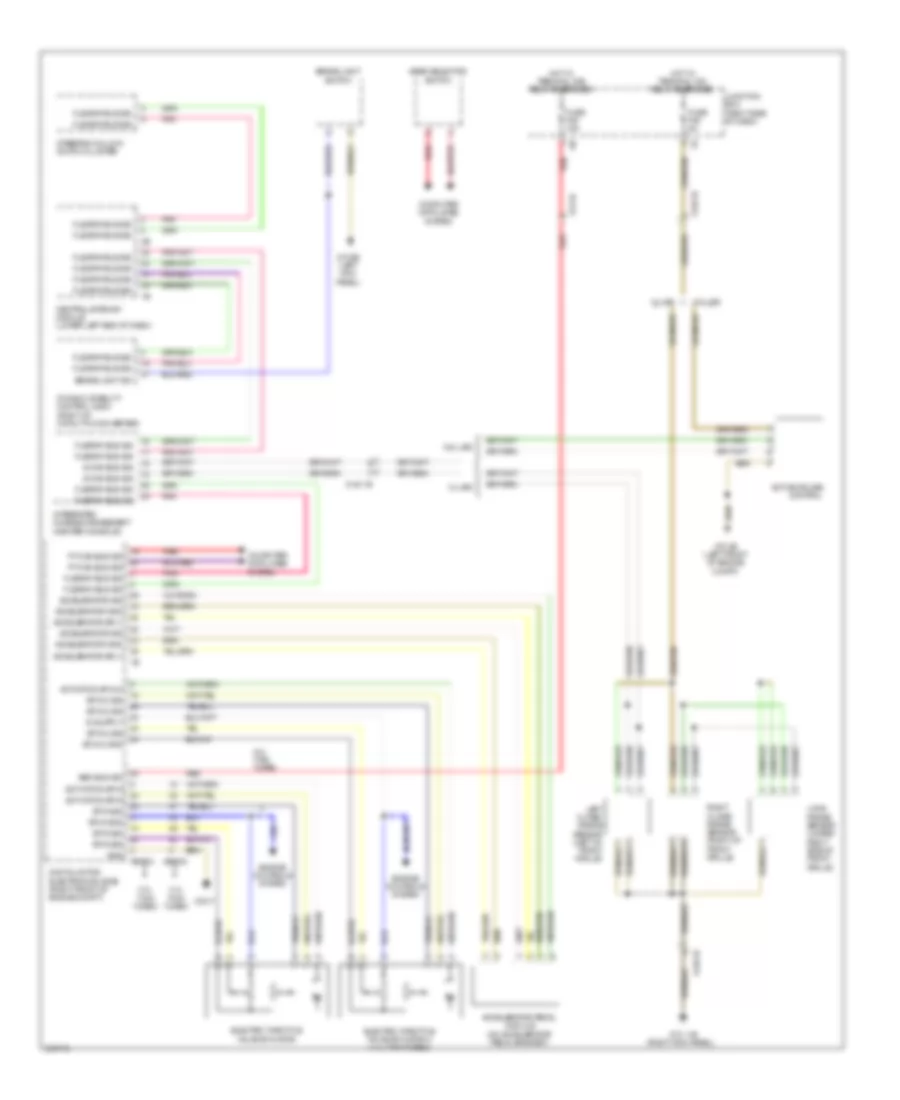 Cruise Control Wiring Diagram Except Hybrid for BMW 750i ActiveHybrid 2011