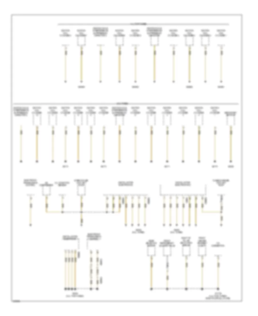 Ground Distribution Wiring Diagram (6 of 6) for BMW 750i ActiveHybrid 2011