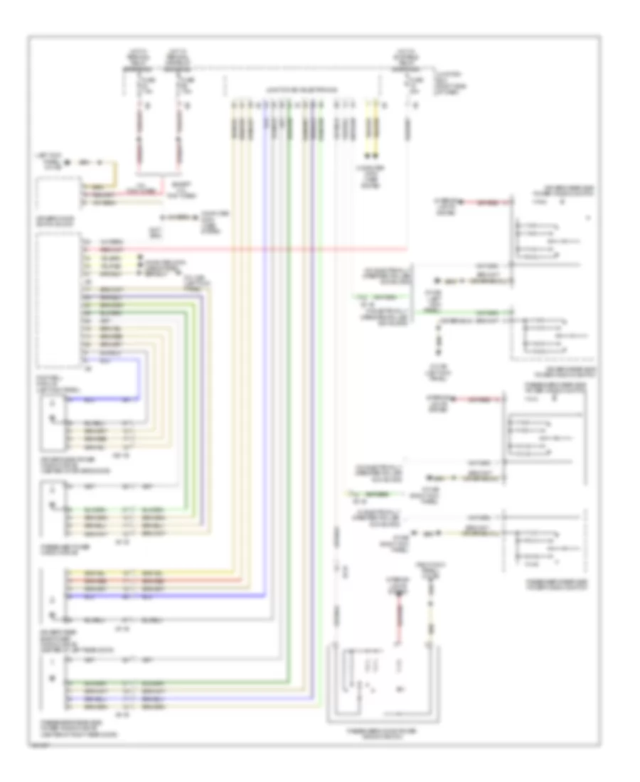 Power Windows Wiring Diagram for BMW 750i ActiveHybrid 2011