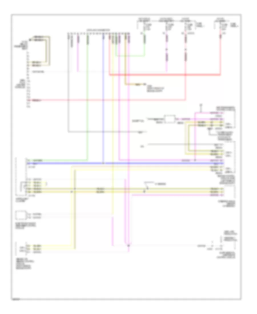 Data Link Connector Wiring Diagram, without IKE for BMW 528i 1999