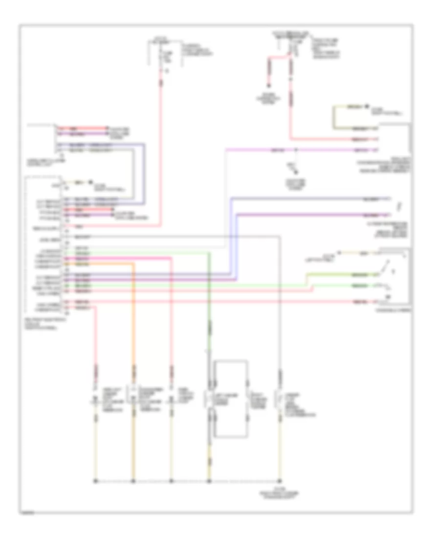 Wiper Washer Wiring Diagram for BMW 435i 2014