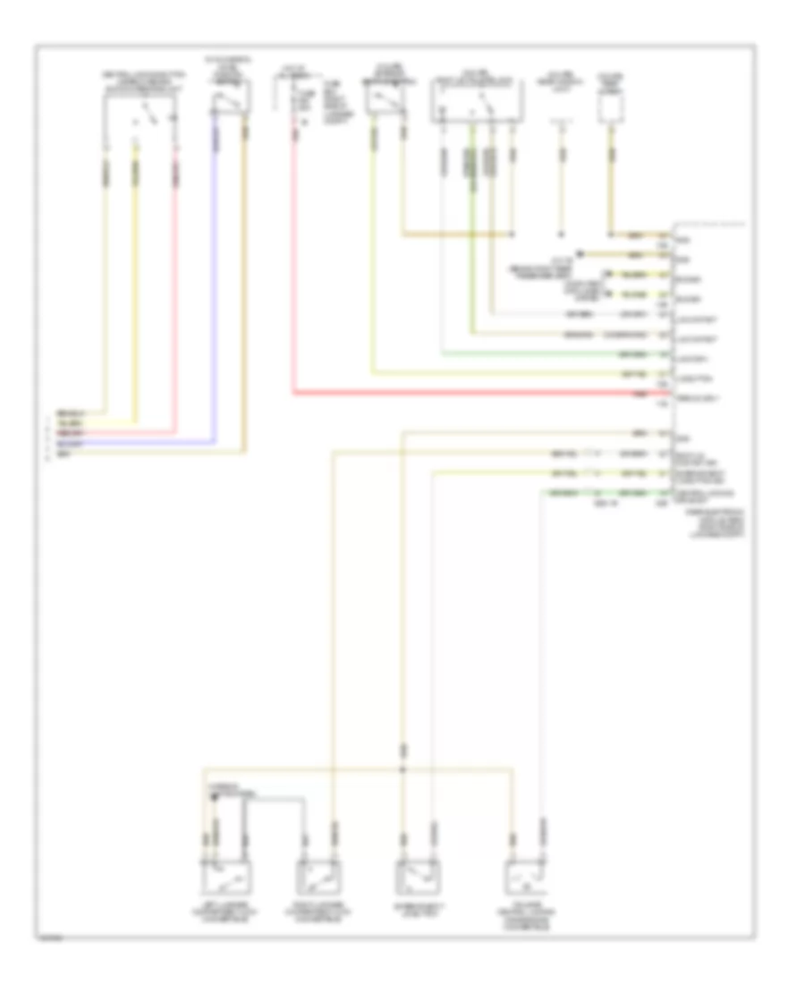 Power Door Locks Wiring Diagram (3 of 3) for BMW 435i 2014