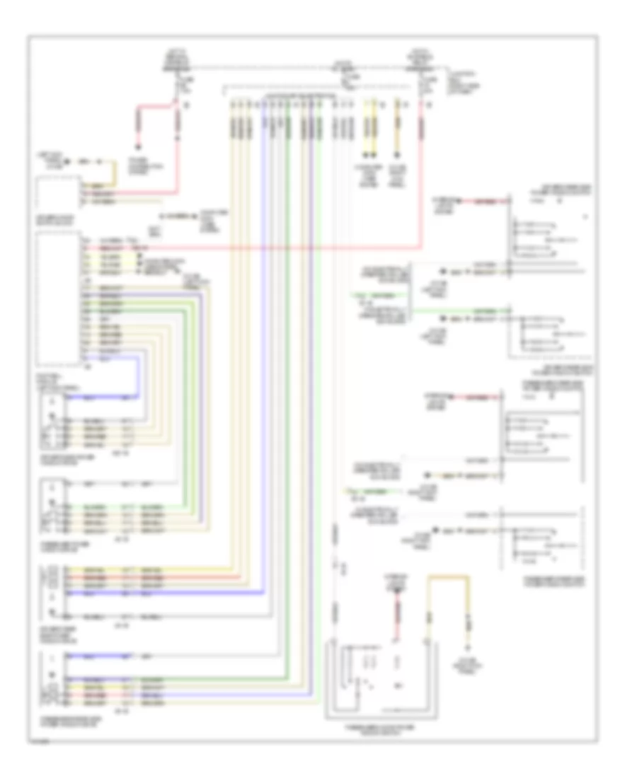 Power Windows Wiring Diagram for BMW 535i 2013