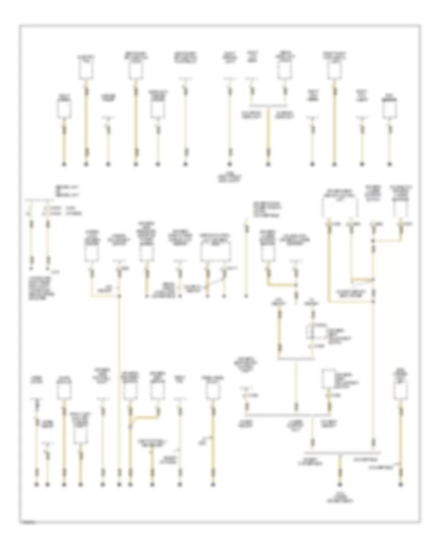 Ground Distribution Wiring Diagram (2 of 4) for BMW 325i 2003