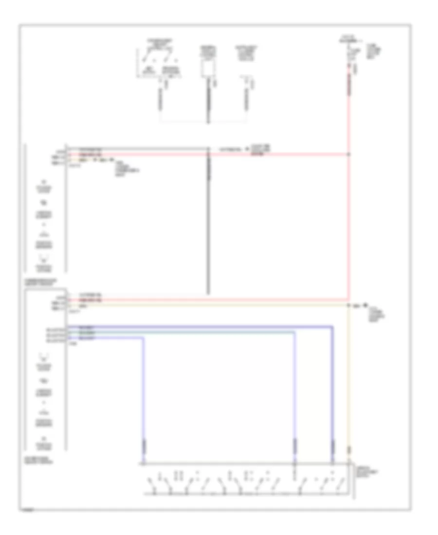 Memory Mirrors Wiring Diagram for BMW 325i 2003
