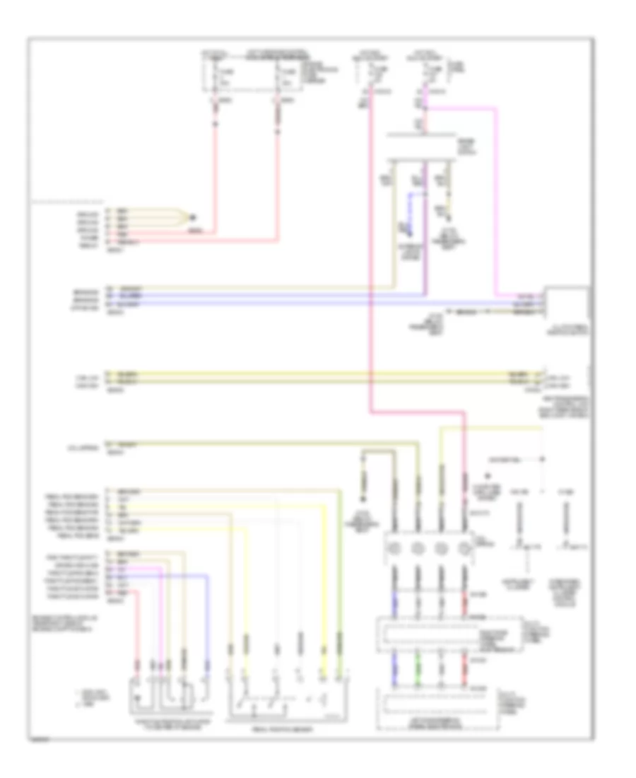 Cruise Control Wiring Diagram, Late Production for BMW 540i 1999