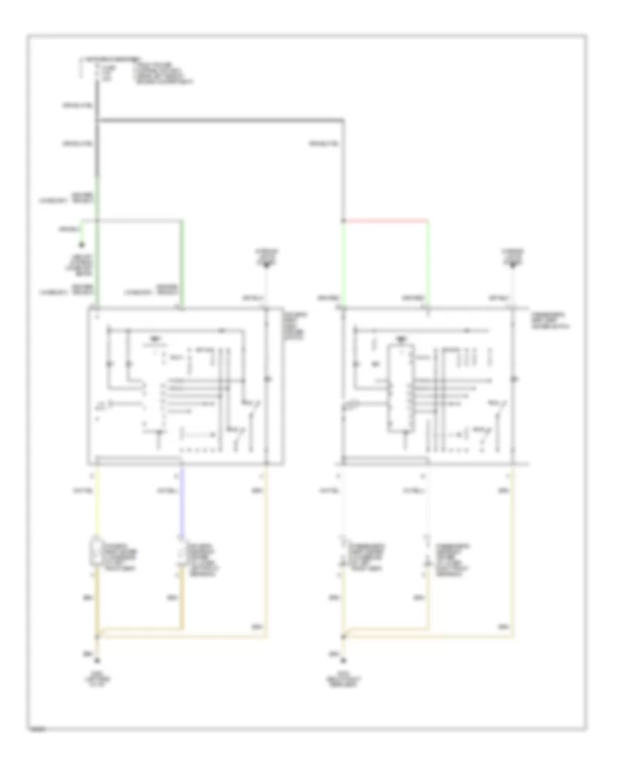 Heated Seats Wiring Diagram for BMW 525i 1991