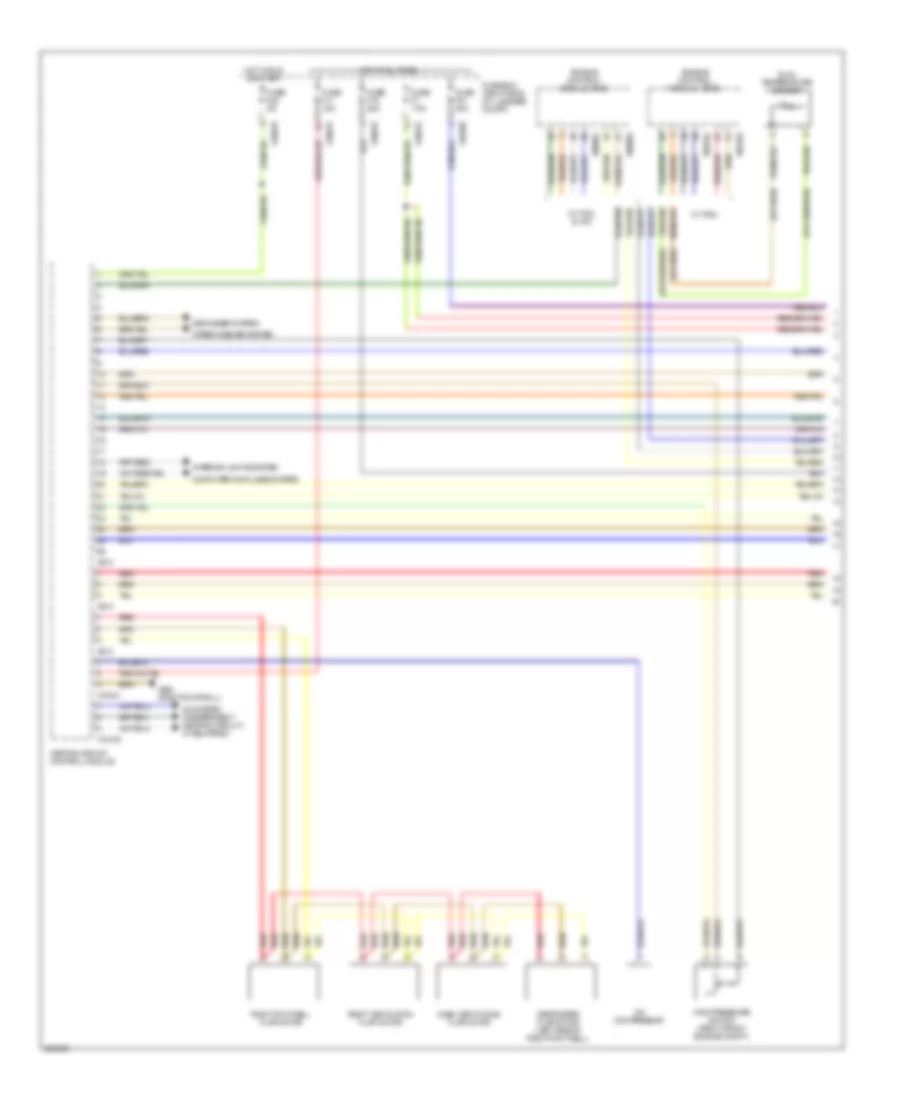 Automatic AC Wiring Diagram (1 of 3) for BMW 740i 1999