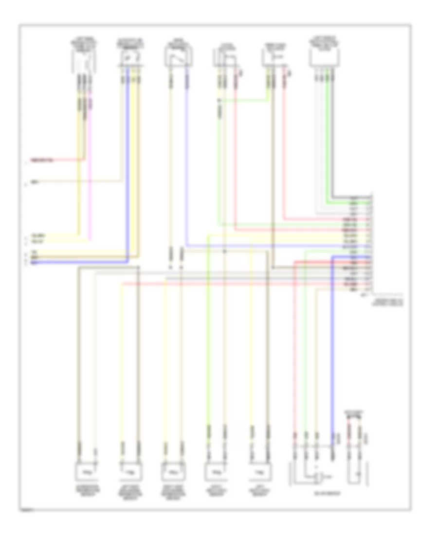 Automatic A C Wiring Diagram 3 of 3 for BMW 740i 1999