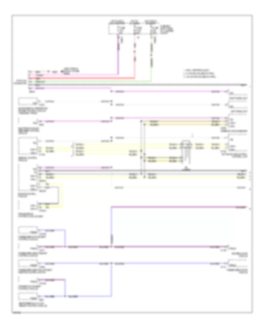 Data Bus Wiring Diagram 1 of 2 for BMW 740i 1999