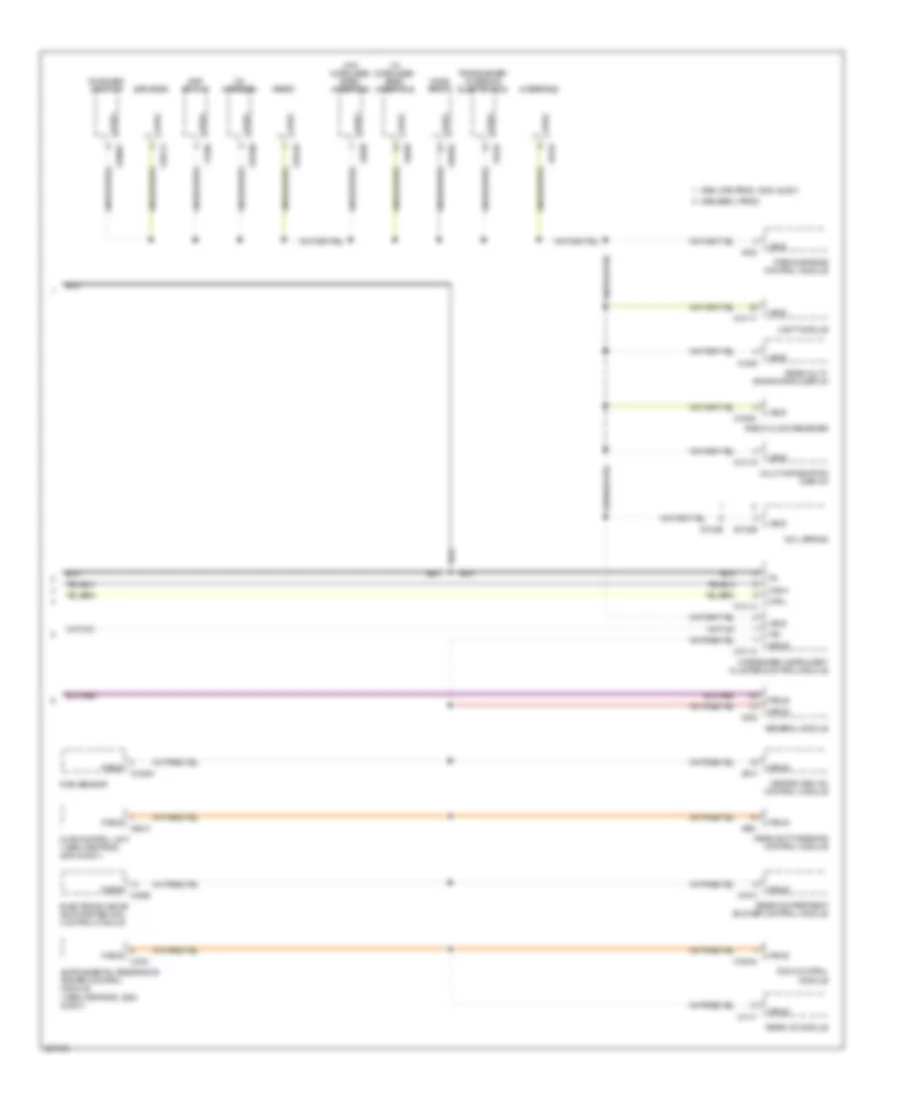 Data Bus Wiring Diagram 2 of 2 for BMW 740i 1999