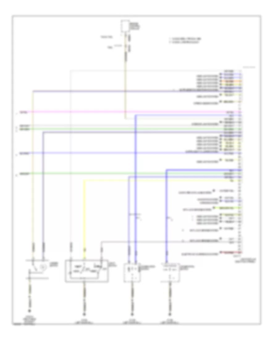 Exterior Lamps Wiring Diagram (3 of 3) for BMW 740i 1999
