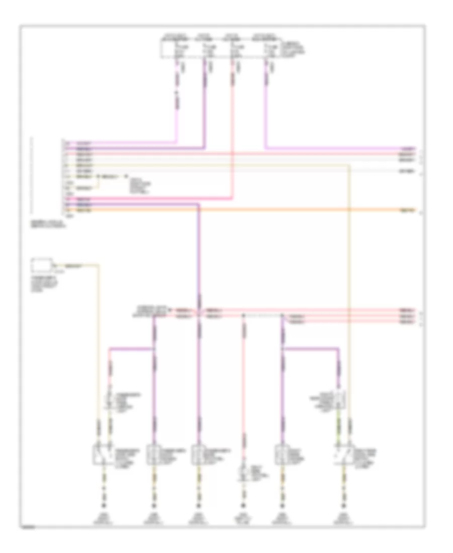 Courtesy Lamps Wiring Diagram 1 of 3 for BMW 740i 1999