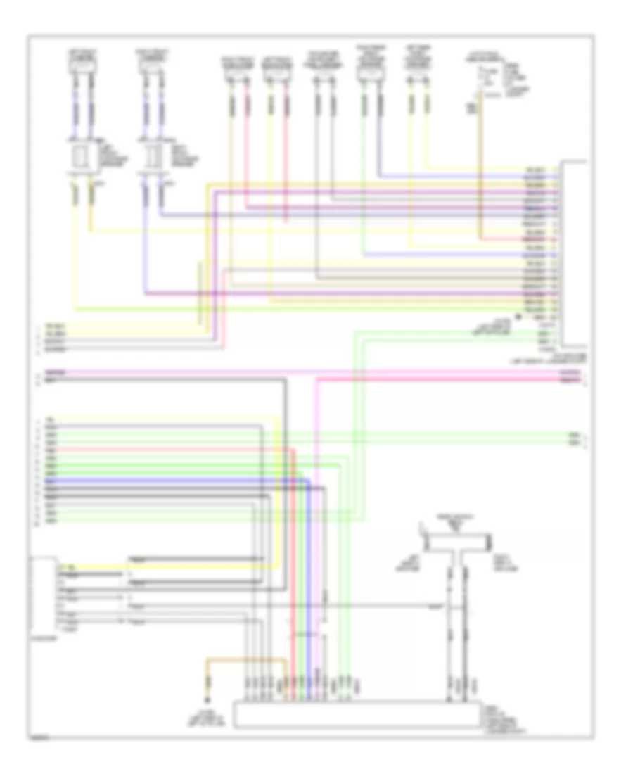Radio Wiring Diagram 2 of 3 for BMW M6 2009