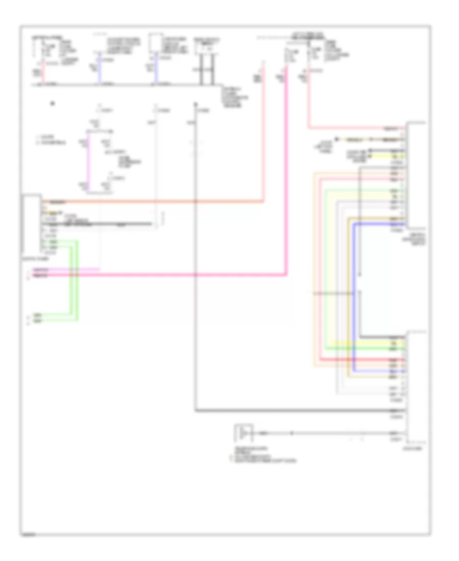 Radio Wiring Diagram 3 of 3 for BMW M6 2009