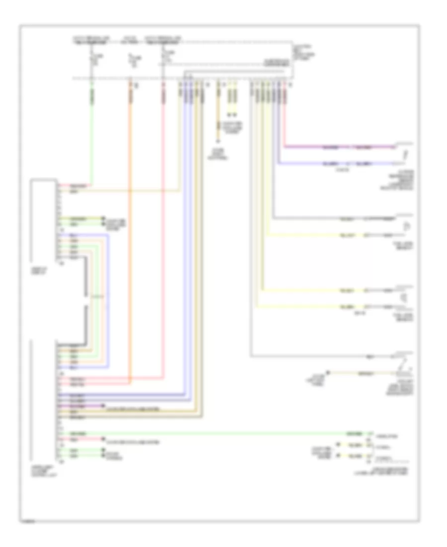Instrument Cluster Wiring Diagram for BMW 535i GT 2013