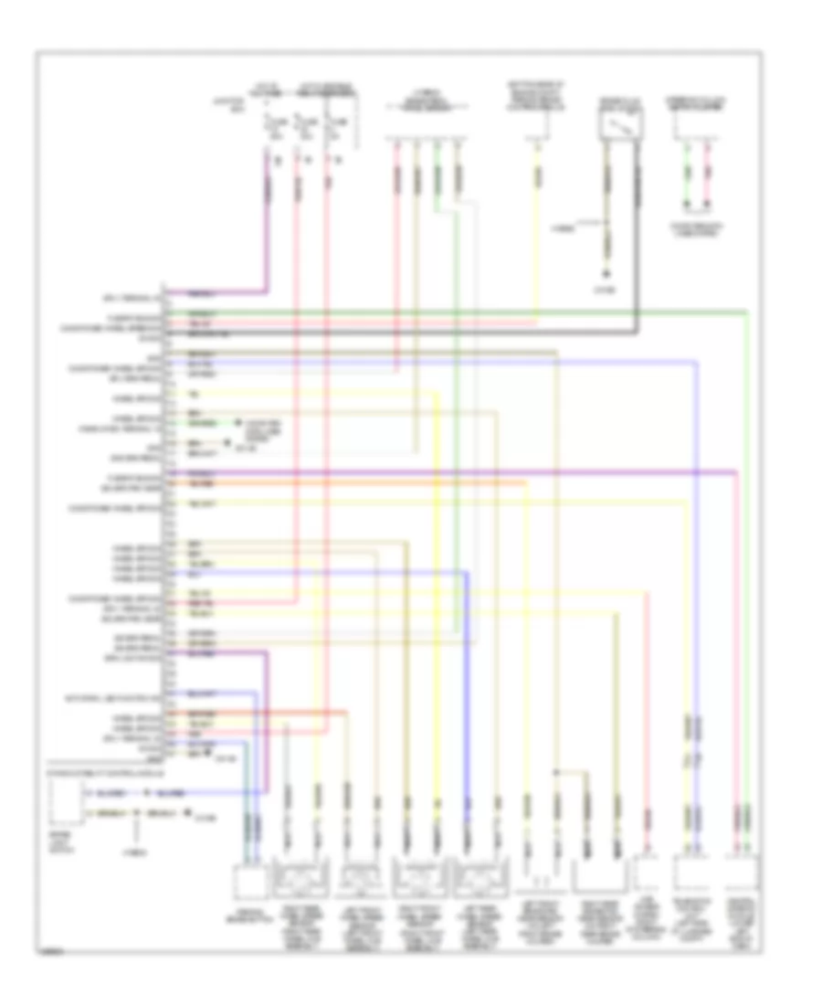 Anti lock Brakes Wiring Diagram Except Hybrid for BMW 750Li ActiveHybrid 2011