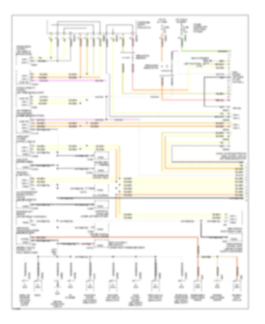 Computer Data Lines Wiring Diagram 1 of 2 for BMW X3 30i 2009