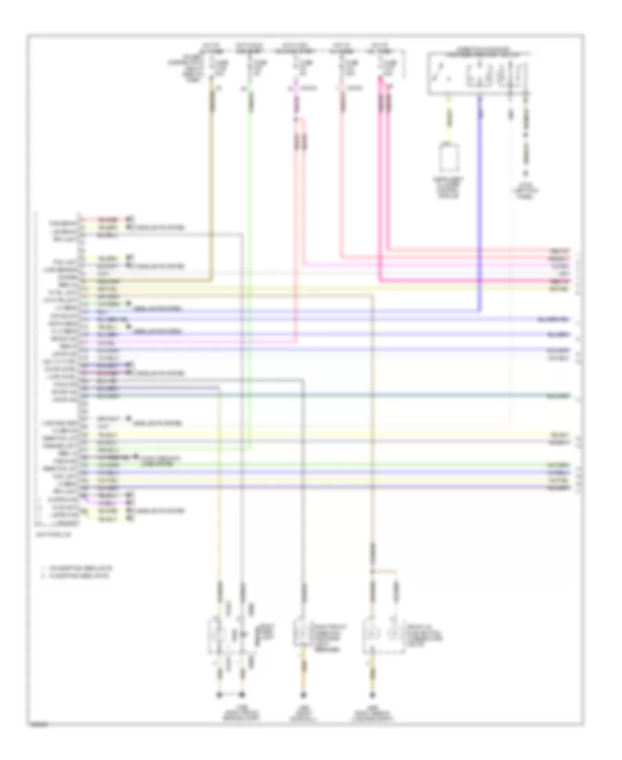 Exterior Lamps Wiring Diagram (1 of 3) for BMW X3 30i 2009